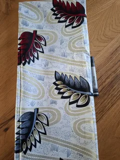 Wax feuilles rouges et dorées