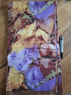 Wax mauve brun doré