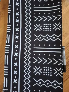 Bogolan noir et blanc