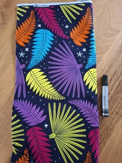 Wax fougères colorées