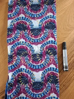 Vagues roses bleues dorées