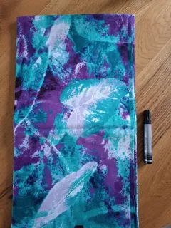 Wax plumes, violet bleu