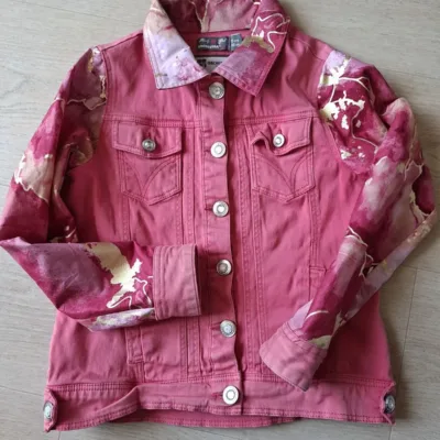 Veste en jean girly 10 ans