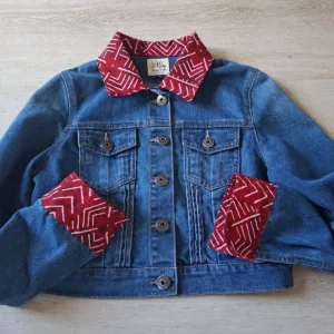 Veste en jean croc top T38